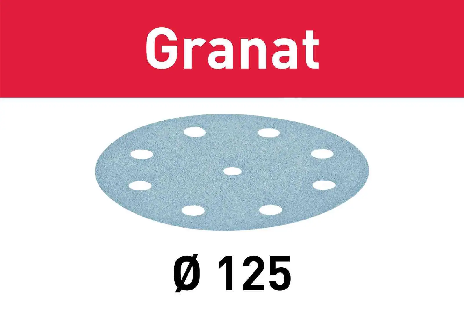 Krążki ścierne Granat STF D125/8 P60 GR/50 FESTOOL (nr kat. 497166)