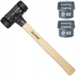 Młotek średnio miękki – średnio miękki fi 60 Safety Wiha (nr kat. 26433)