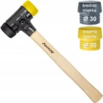 Młotek średnio miękki – średnio twardy fi 30 Safety Wiha (nr kat. 26434)