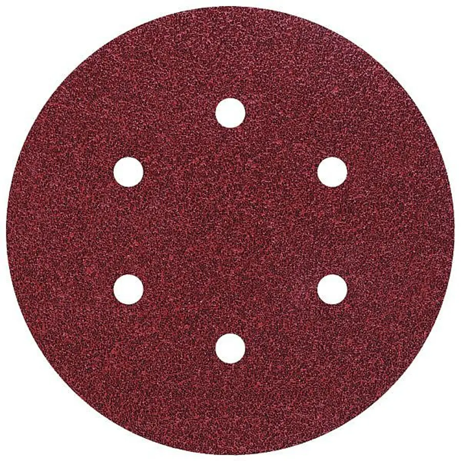 Papier szlifierski 150 mm gr. 60/120/240 perforowany na rzep 12 szt. WOLFCRAFT (nr kat. 1838000)