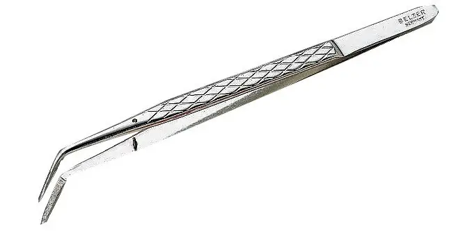 Pęseta uniwersalna wygięta 150 mm BELZER (nr kat. 5516)