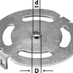 Pierścień kopiujący KR-D 8,5/OF1400/VS 600 FESTOOL (nr kat. 492179)