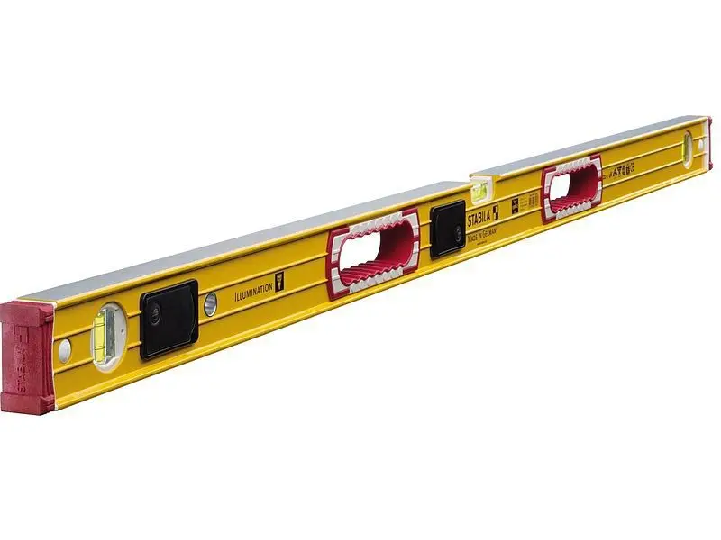 Poziomica z podświetlanymi libelkami seria 196-2 LED 122 cm STABILA (nr kat. 17393)