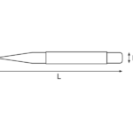 Punktakt nieiskrzący 100 mm BAHCO (NS608-100)