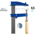 Ścisk śrubowy 40 cm model EM Piher (nr kat. P41040)