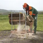 Stojak do cięcia drewna duży WOLFCRAFT (nr kat. WF5121000)