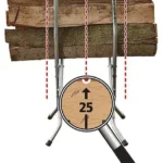 Stojak do cięcia drewna mały WOLFCRAFT (nr kat. WF5119000)