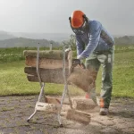 Stojak do cięcia drewna mały WOLFCRAFT (nr kat. WF5119000)