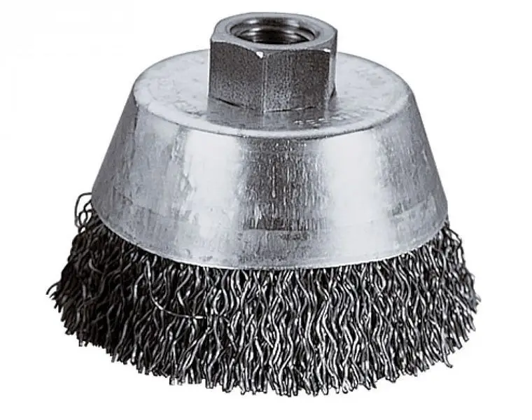 Szczotka doczołowa 65 mm/M14 - drut falisty WOLFCRAFT (nr kat. 2702000)