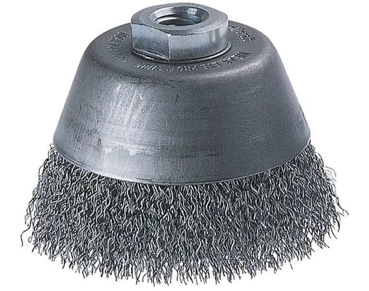 Szczotka doczołowa 90 mm/M14 - drut falisty WOLFCRAFT (nr kat. WF2151000)