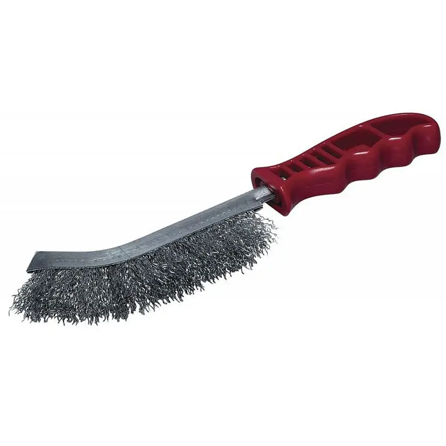 Szczotka ręczna 1-rzędowa 265 mm drut INOX WOLFCRAFT (nr kat. 2717000)