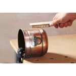 Szczotka ręczna 4-rzedowa 220 mm drut mosiężny WOLFCRAFT (nr kat. 2724000)