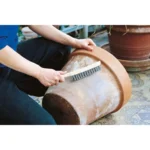 Szczotka ręczna 4-rzędowa 280 mm drut stalowy falisty WOLFCRAFT (nr kat. 2723000)
