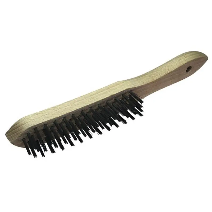 Szczotka ręczna 4-rzędowa 280 mm drut stalowy WOLFCRAFT (nr kat. 2722000)
