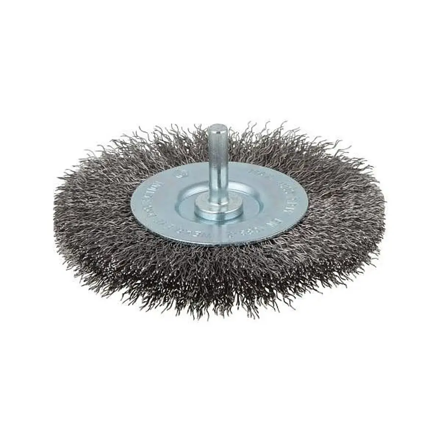 Szczotka tarczowa 100 mm drut falisty trzpień WOLFCRAFT (nr kat. 8471000)
