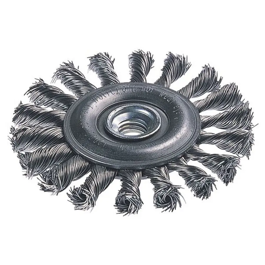 Szczotka tarczowa 100 mm/M14 drut splatany WOLFCRAFT (nr kat. 2701000)