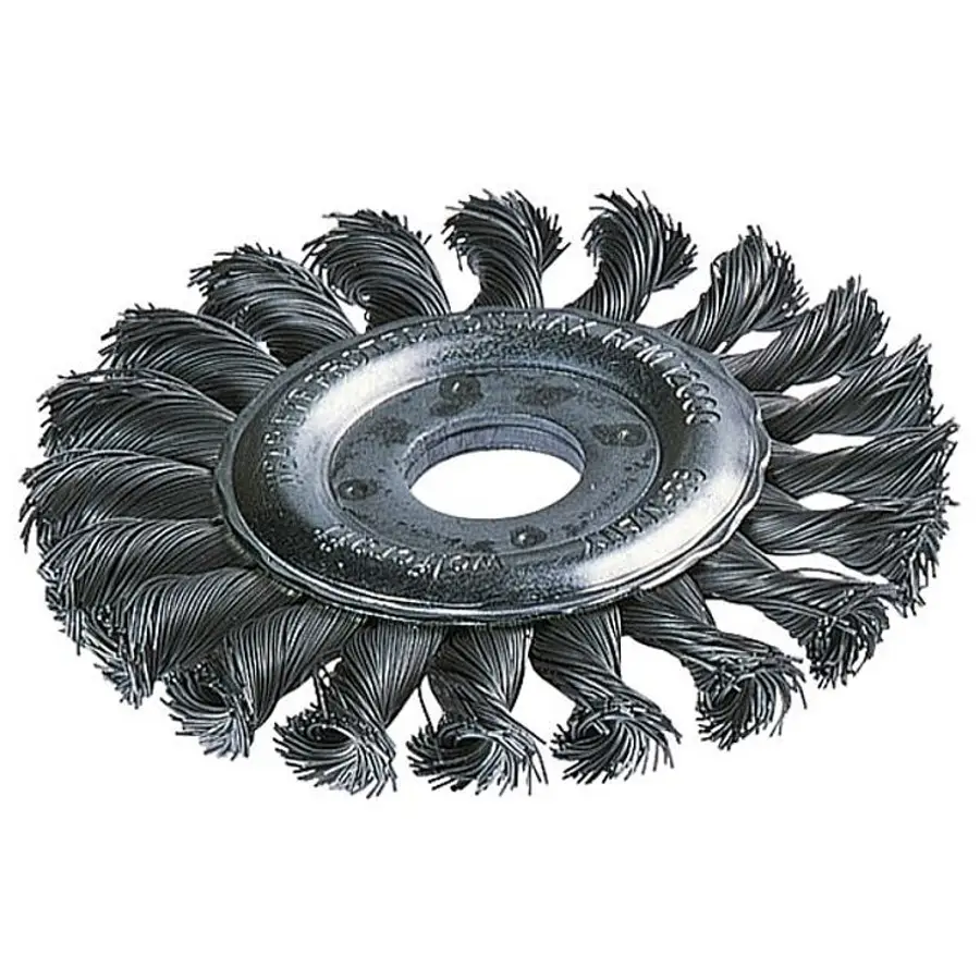 Szczotka tarczowa 115 mm/22,2 drut splatany WOLFCRAFT (nr kat. 2148000)
