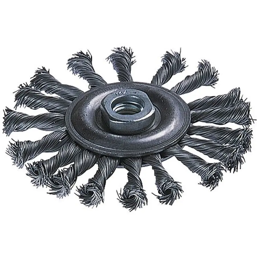 Szczotka tarczowa 115 mm/M14 drut splatany WOLFCRAFT (nr kat. 2149000)