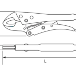 Szczypce morsea nierdzewne 255 mm Bahco (nr kat. SS415-225)