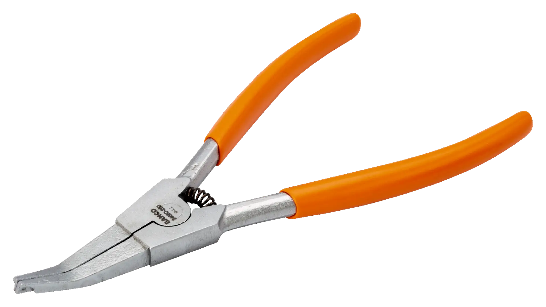 Szczypce Segera odgięte 200 mm do pierścieni osadczych zewnętrznych BAHCO (nr kat. 2465D-200)