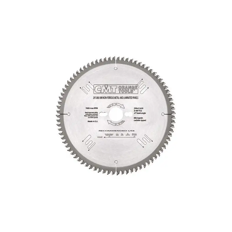 Tarcza pilarska do aluminium i płyt laminowanych fi 350 x 30 mm 108 zębów CMT (nr kat. 297.108.14M)