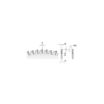 Tarcza pilarska do aluminium i płyt laminowanych fi 350 x 30 mm 108 zębów CMT (nr kat. 297.108.14M)