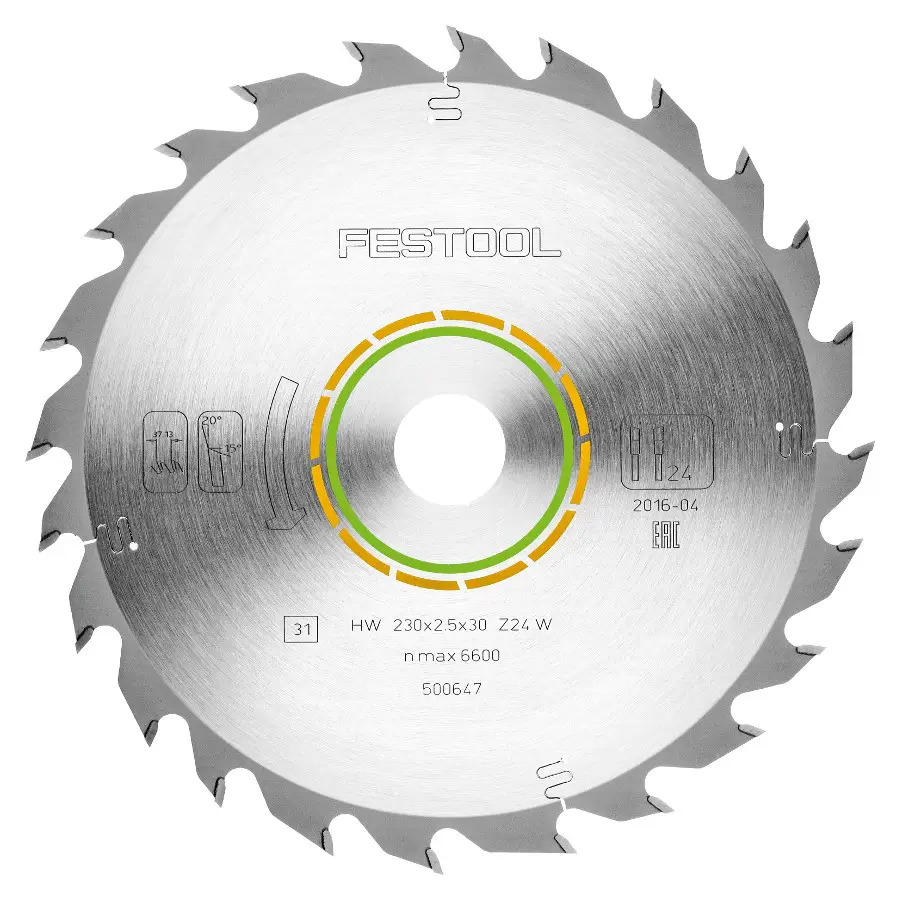 Tarcza pilarska do drewna fi 230 x 30 mm 24 zęby Standard FESTOOL (nr kat. 500647)