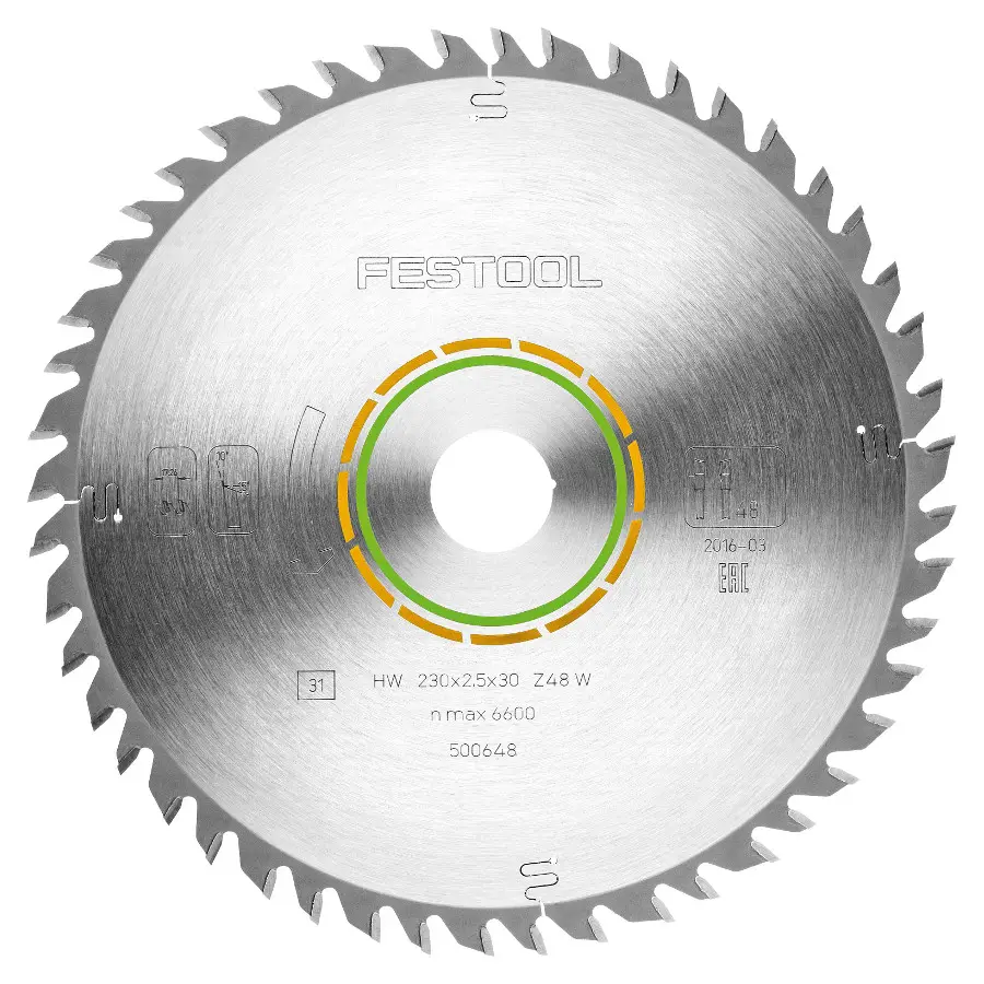 Tarcza pilarska do drewna fi 230 x 30 mm 48 zębów Wood Fine Cut FESTOOL (nr kat. 500648)