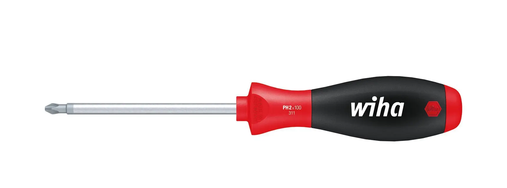 Wkrętak Phillips PH0 x 60 mm SoftFinish WIHA (nr kat. 00754)
