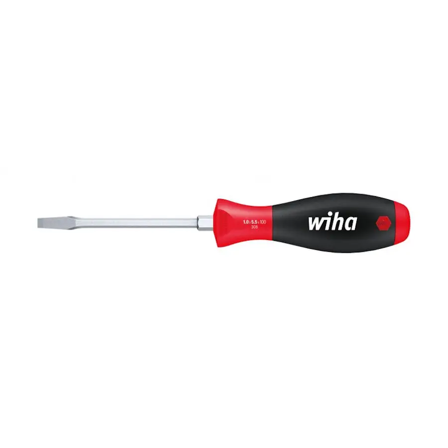 Wkrętak płaski 8,0 x 150 mm trzon HEX SoftFinish WIHA (nr kat. 00736)
