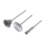Zestaw 3szt. mini szczotek drucianych drut ze stali nierdzewnej WOLFCRAFT (nr kat. 2747000)