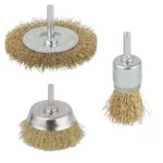 Zestaw 3szt. szczotek drucianych drut mosiężny WOLFCRAFT (nr kat. 2739000)