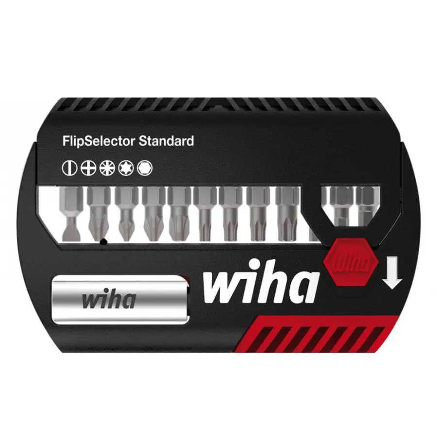 Zestaw bitów 13szt. FlipSelector Standard 25 mm WIHA (nr kat. 39078)