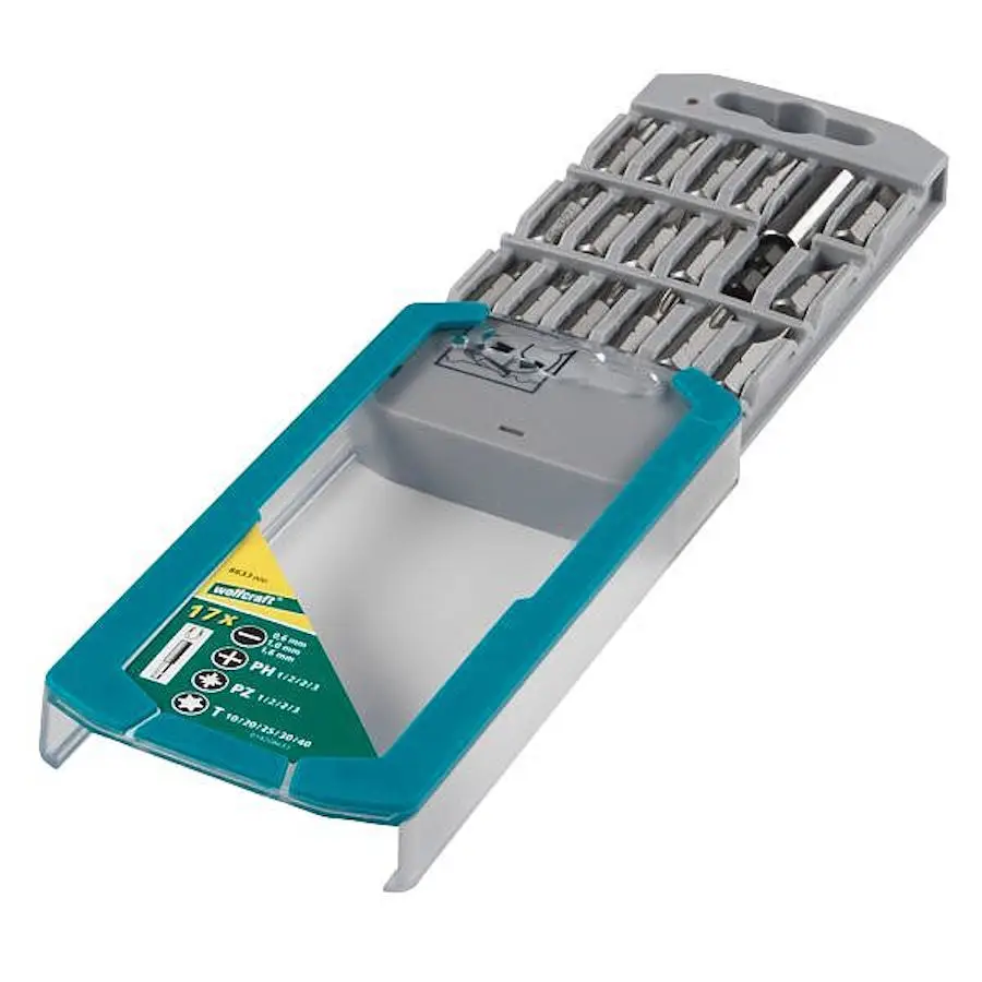 Zestaw bitów 17 cz. WOLFCRAFT (nr kat. 8633000)