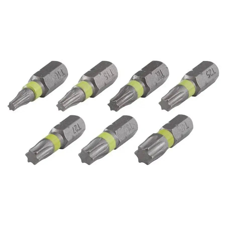Zestaw bitów Torx 10-15-20-25-27-30-40 / 25 mm WOLFCRAFT (nr kat. 2447000)