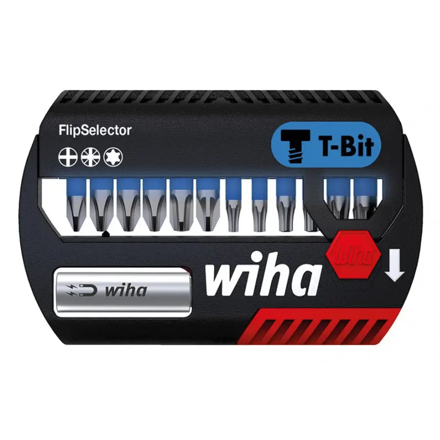 Zestaw bitów udarowych T 25 mm 13 szt. FlipSelector WIHA (nr kat. 41824)