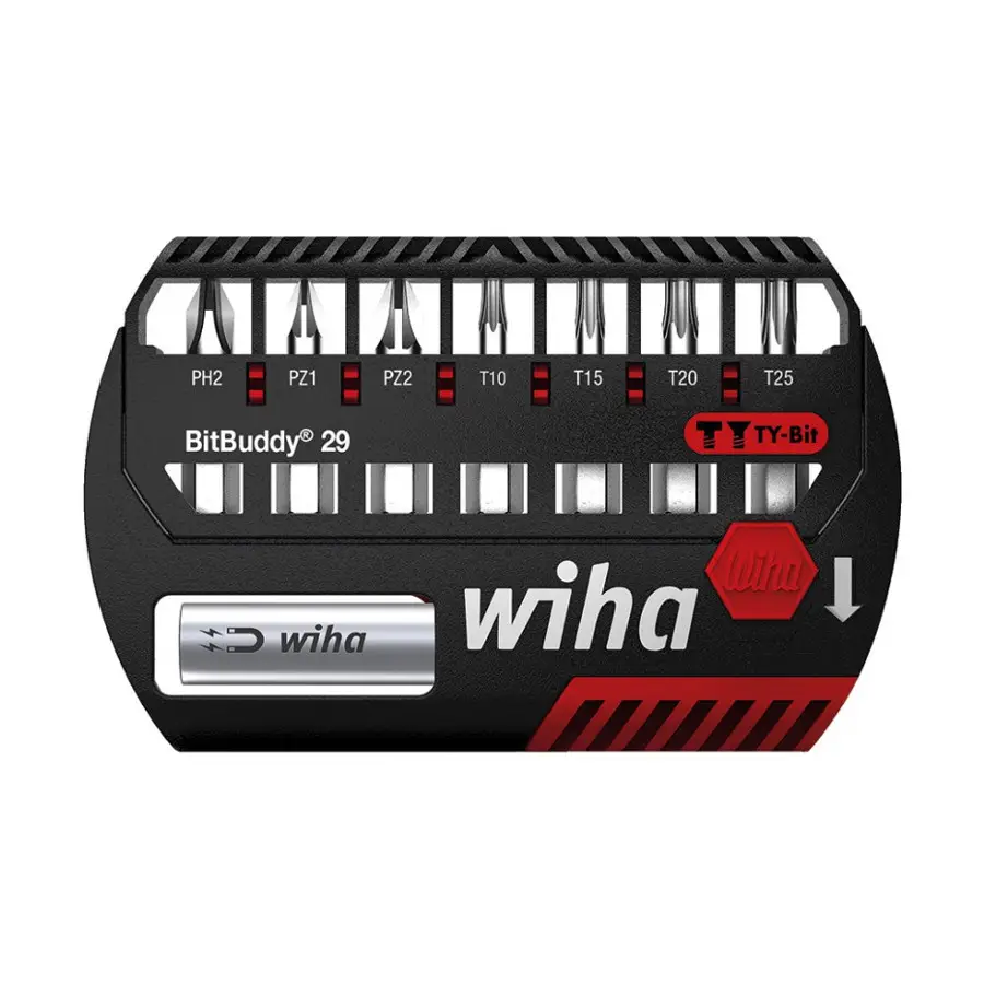 Zestaw bitów udarowych TY 29 mm 8szt. BitBuddy WIHA (nr kat. 42138)