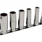 Zestaw nasadek długich na szynie 1/2″ 6 szt. 12-kąt. Bahco (nr kat. 7806MD)