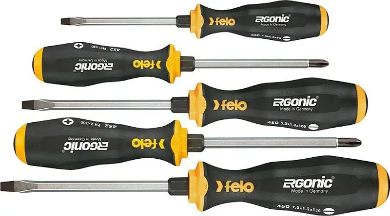 Zestaw wkrętaków do podbijania 5 szt. ERGONIC FELO (nr kat. 45095248)