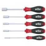 Zestaw wkrętaków nasadowych HEX 5szt. SoftFinish WIHA (nr kat. 01034)