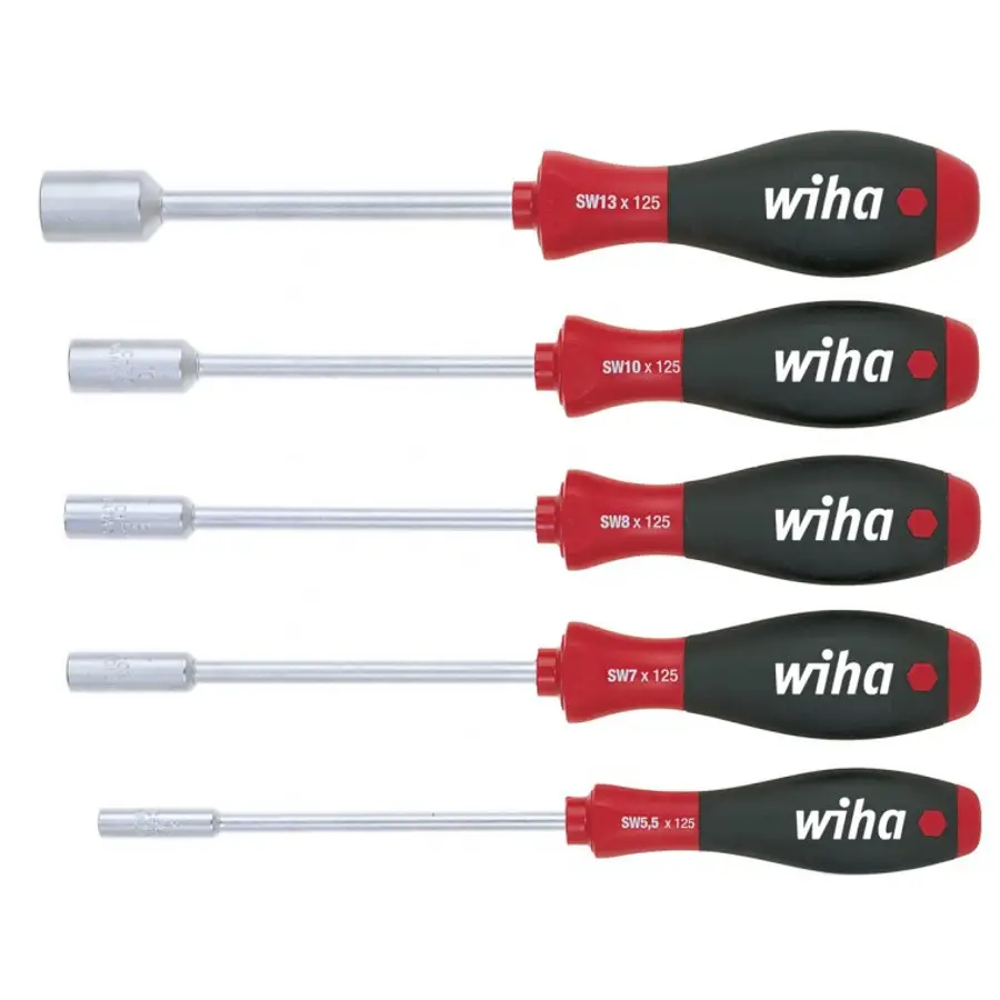 Zestaw wkrętaków nasadowych HEX 5szt. SoftFinish WIHA (nr kat. 01034)