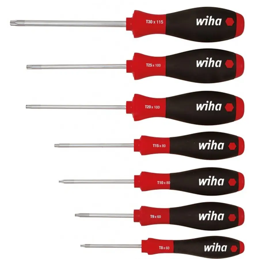 Zestaw wkrętaków TORX 7 szt. SoftFinish WIHA (nr kat. 01299)