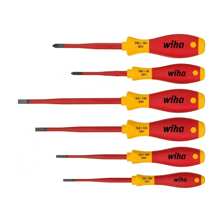 Zestaw wkrętaków VDE 6 szt. SlimFix SoftFinish WIHA (nr kat. 35389)