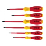 Zestaw wkrętaków VDE 6szt. płaski, Pozidriv SoftFinish WIHA (nr kat. 25477)