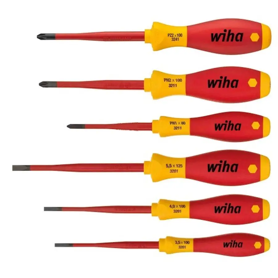 Zestaw wkrętaków VDE 6szt. slimFix SoftFinish WIHA (nr kat. 38362)