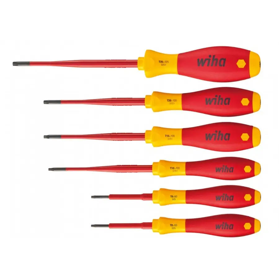 Zestaw wkrętaków VDE 6szt. TORX SoftFinish slimFix WIHA (nr kat. 36558)