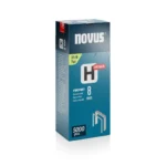Zszywki 8 mm typ H 37/8 5000 szt. super twarde NOVUS (nr kat. NV042-0771)