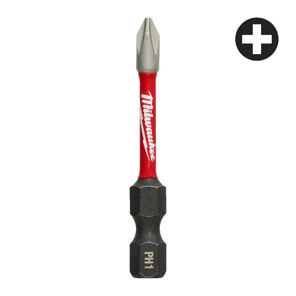 Bit udarowy Phillips PH1 x 50 mm Shockwave Impact Duty™ MILWAUKEE (nr kat. 4932471564)