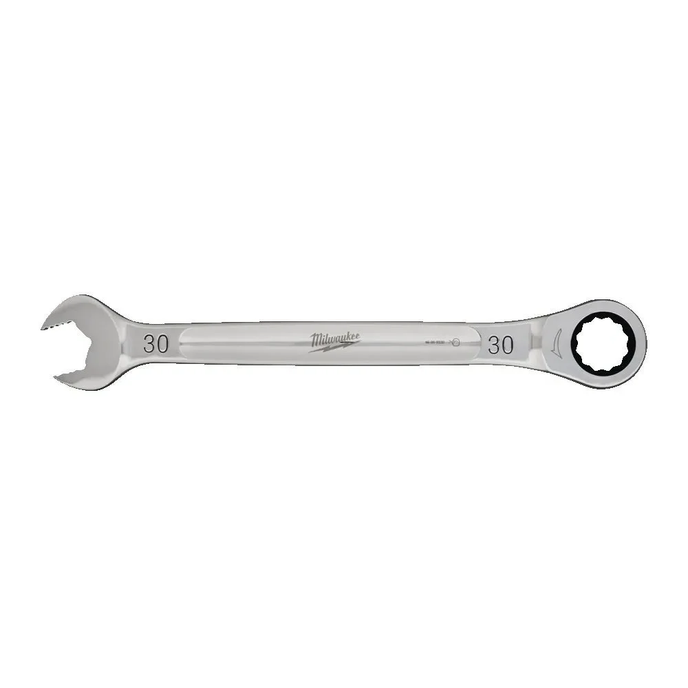 Klucz płasko-oczkowy z grzechotką 30 mm MAXBITE MILWAUKEE (nr kat. 4932480214)