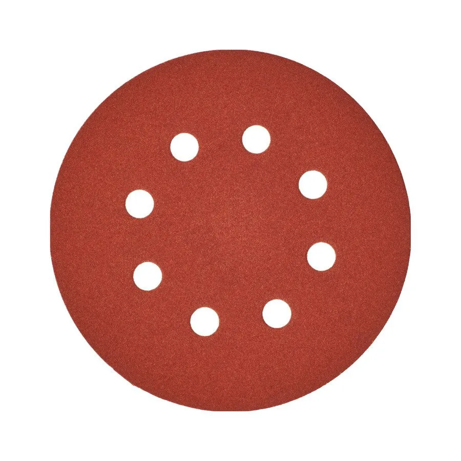 Papier ścierny fi 125 mm 8 otworów gr. 180 5szt. MILWAUKEE (nr kat. 4932367744)
